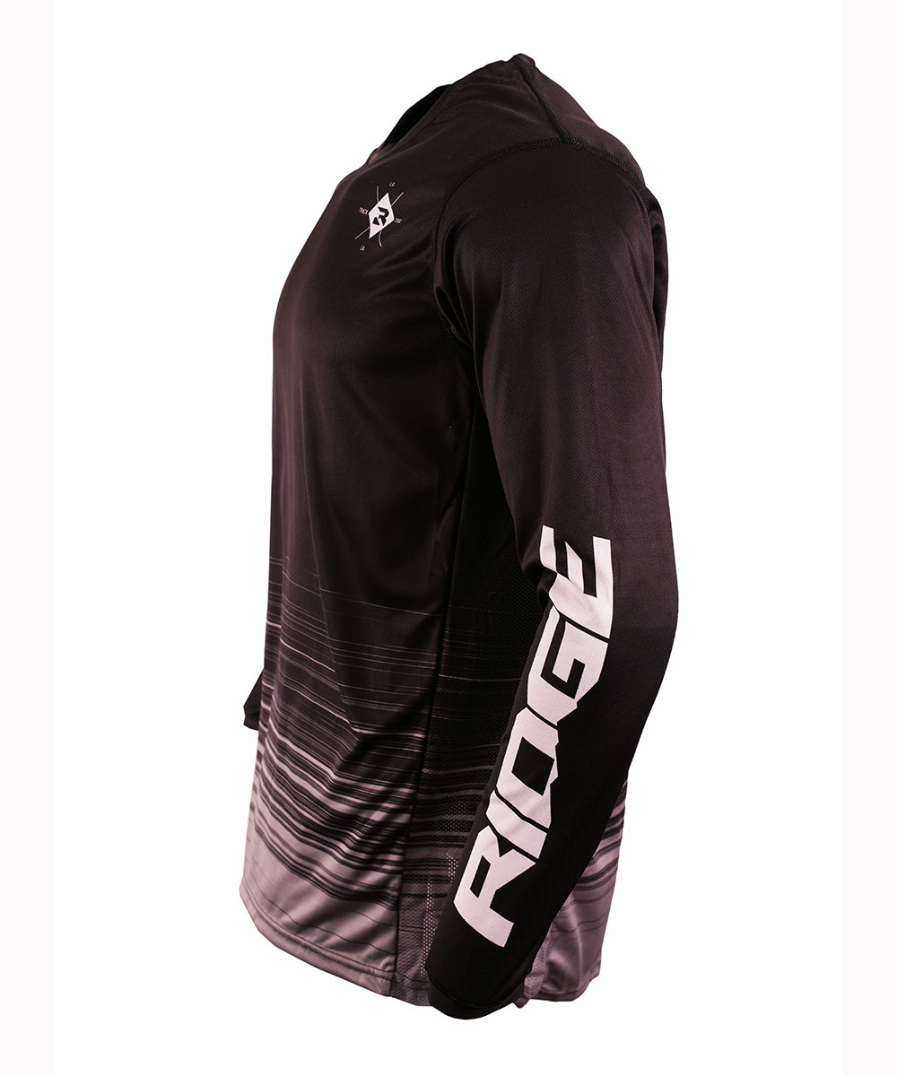 "R Diamond" Jersey (BLK) - Ridge Moto