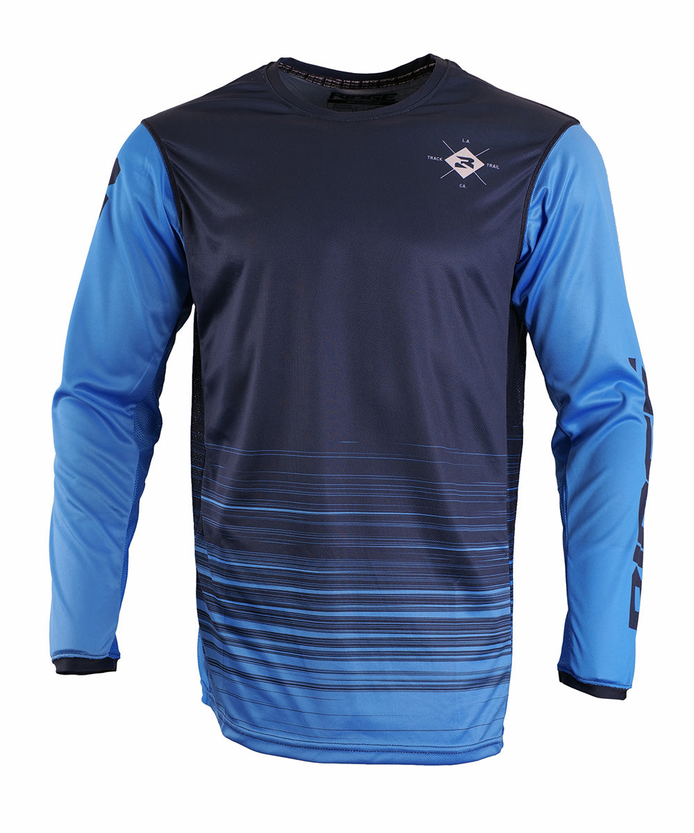 "R Diamond" Jersey (NAVY) - Ridge Moto