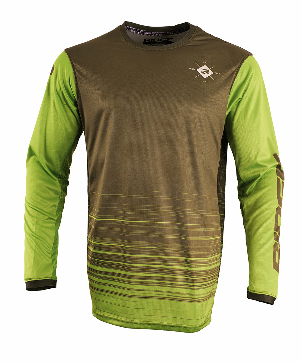 "R Diamond" Jersey (GRN) - Ridge Moto