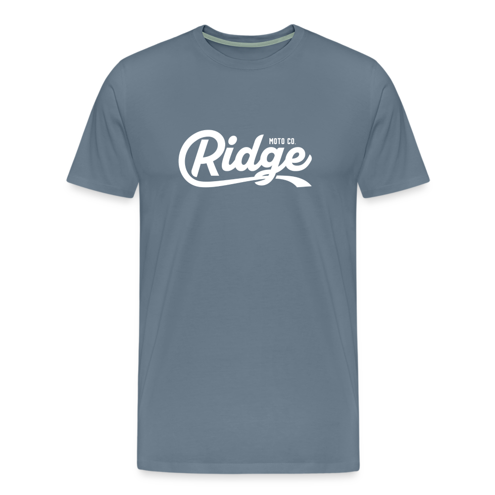 Ridge "Cola" T-Shirt - Dark - steel blue