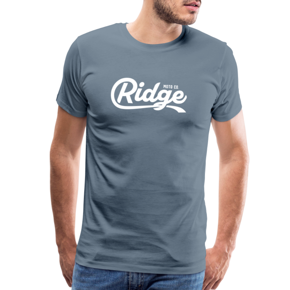 Ridge "Cola" T-Shirt - Dark - steel blue