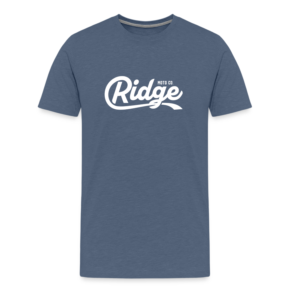 Ridge "Cola" T-Shirt - Dark - heather blue