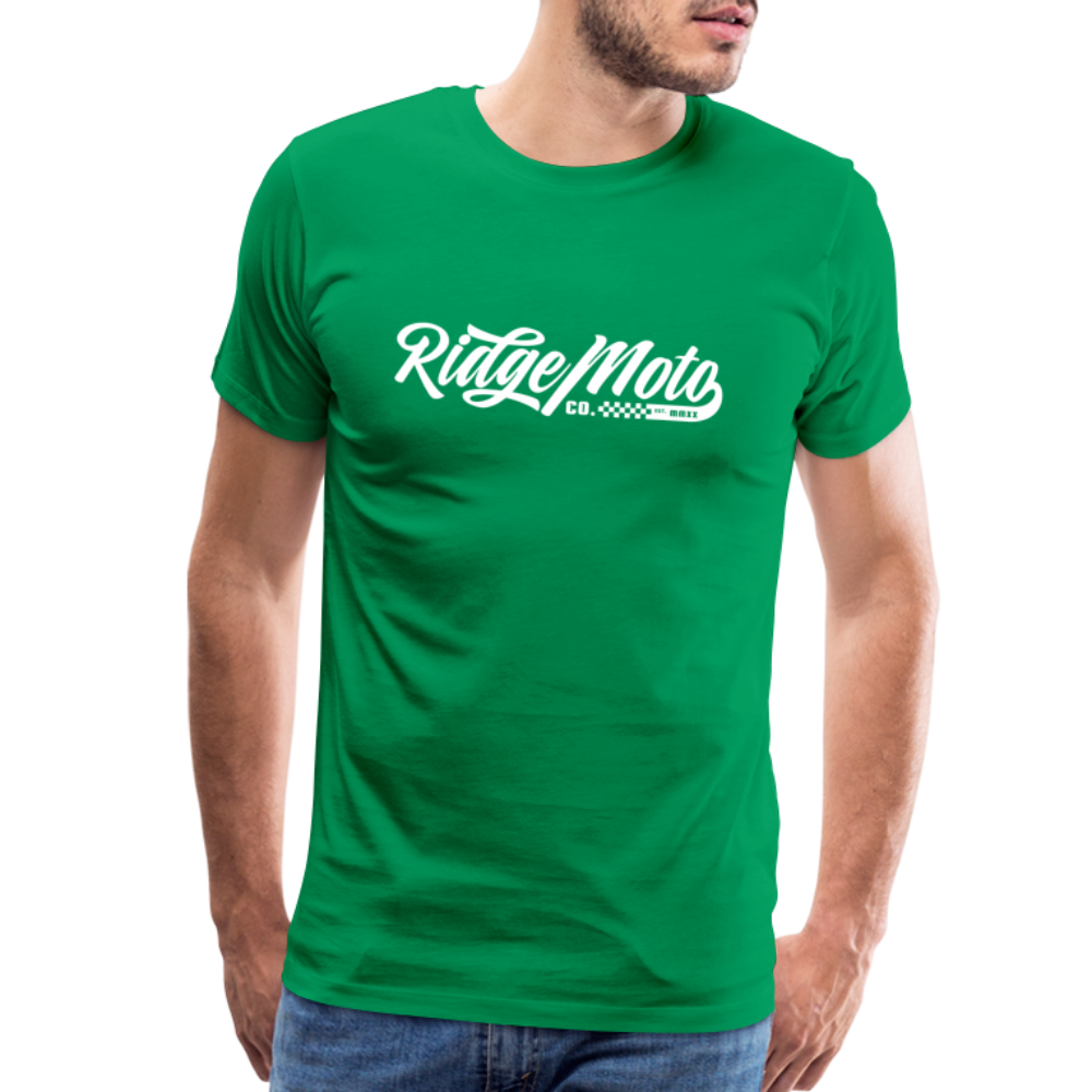 "RM Cursive" T-Shirt - Dark - kelly green