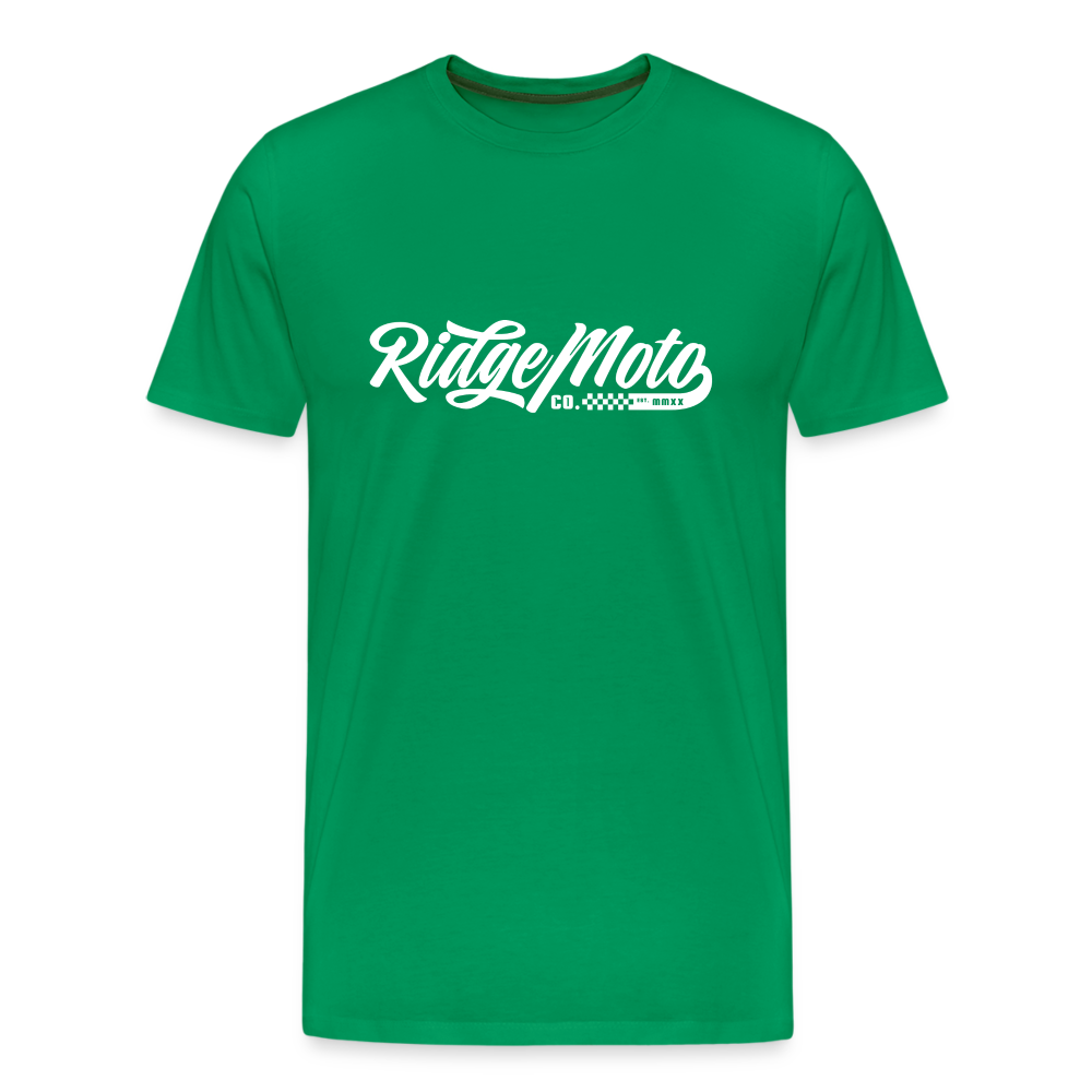 "RM Cursive" T-Shirt - Dark - kelly green