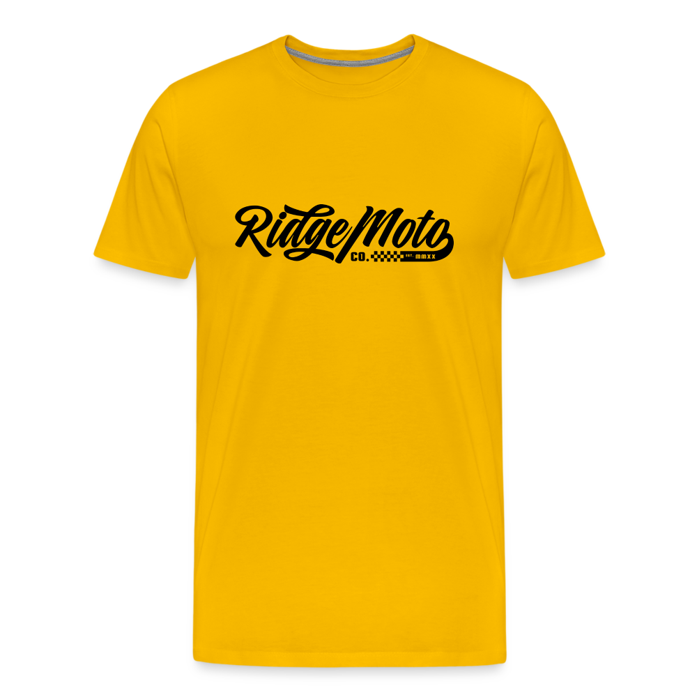 "RM Cursive" T-Shirt - Light - sun yellow