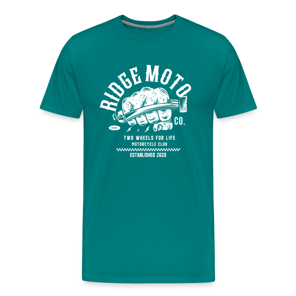 "Fist It" T-Shirt - Dark - teal