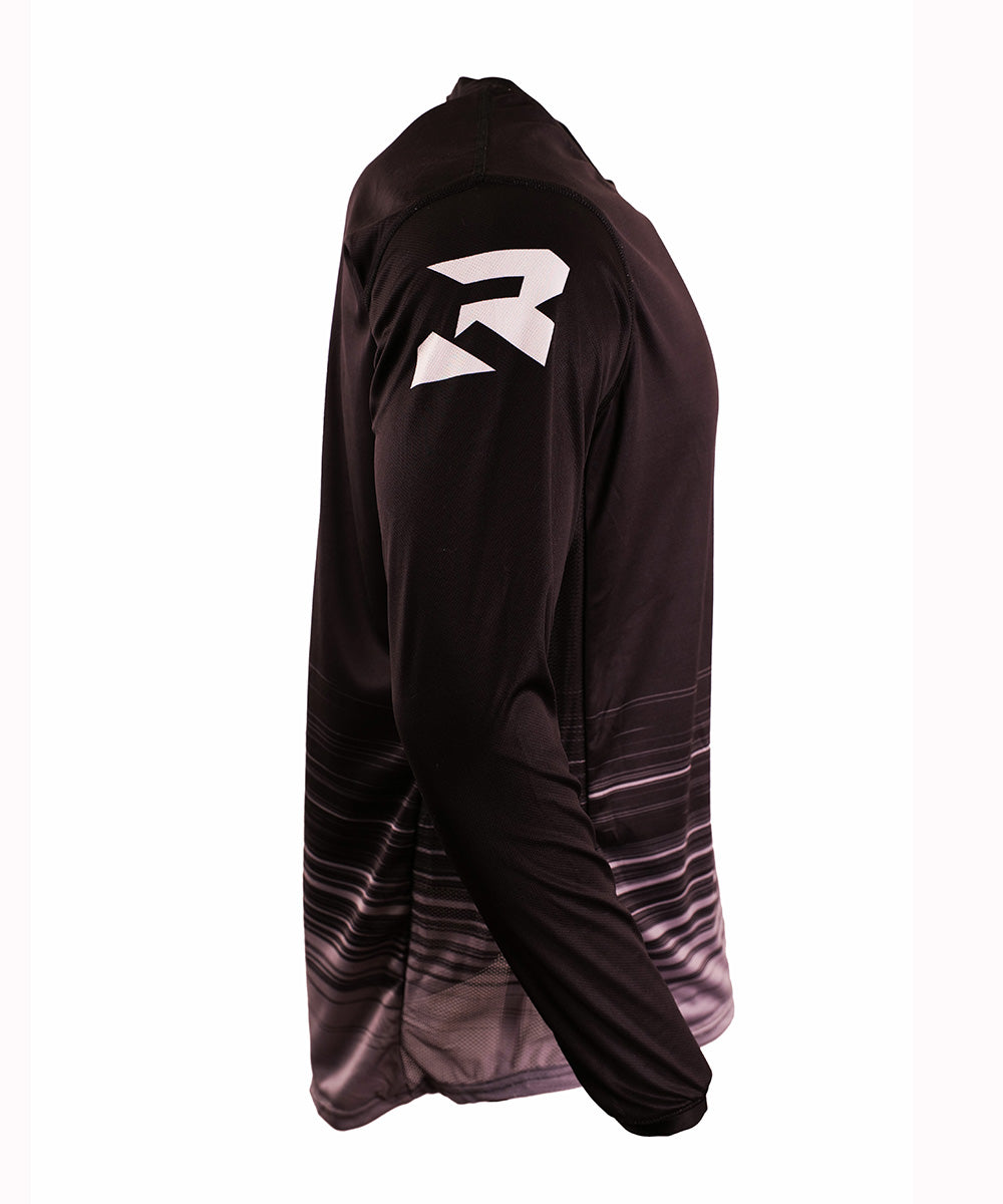 "R Diamond" Jersey (BLK) - Ridge Moto