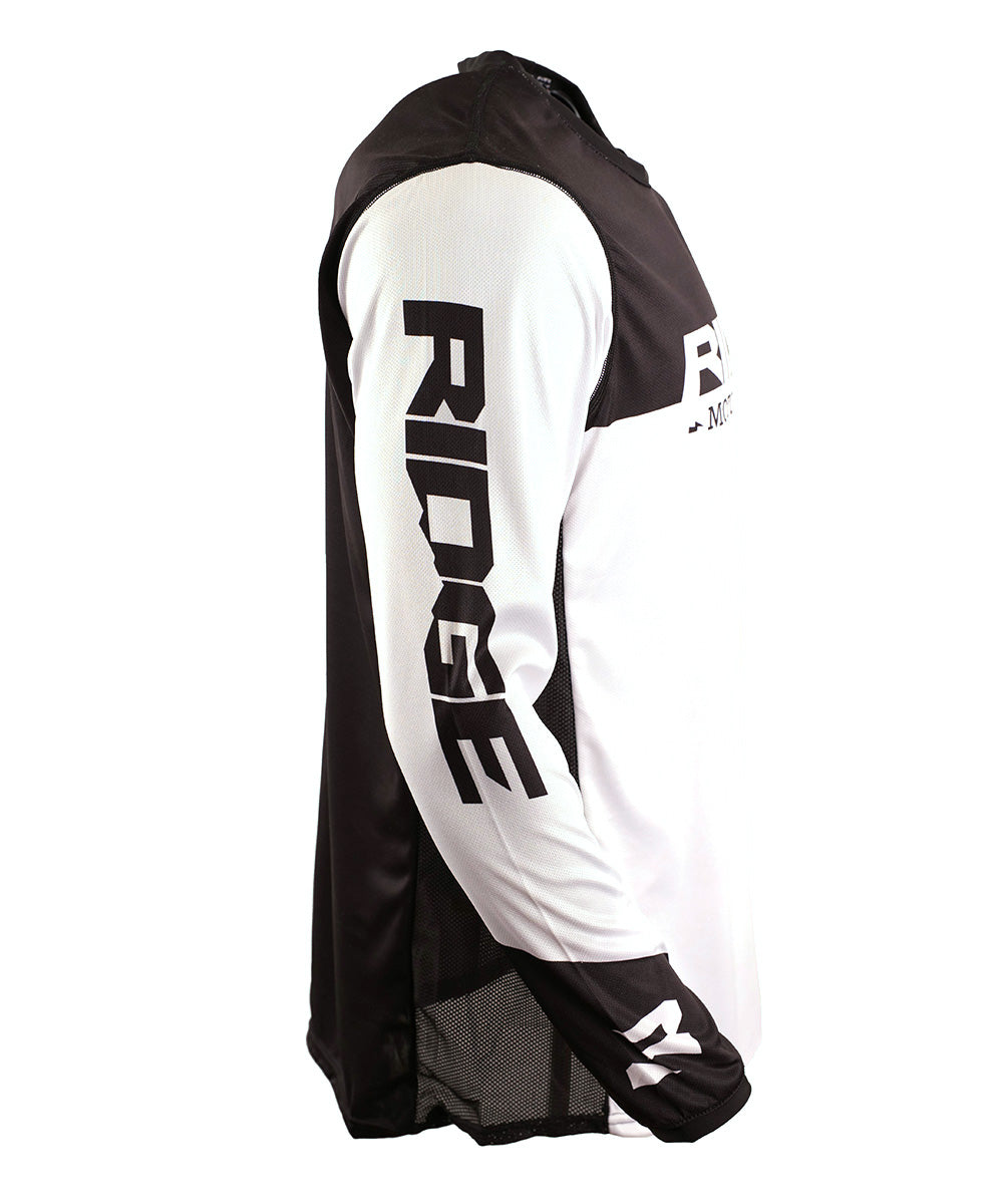 "Ridge" Jersey (WHT) - Ridge Moto