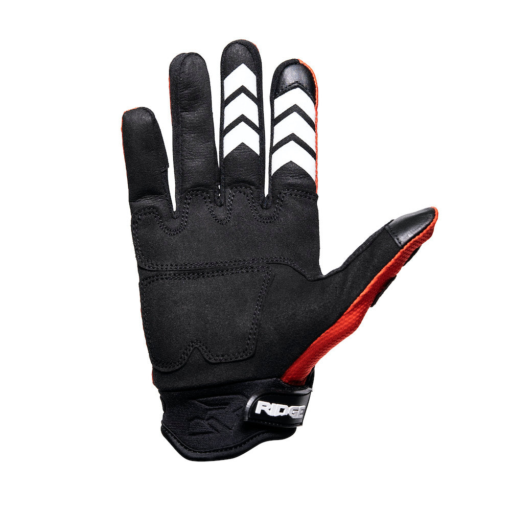 "R" Gloves (RED) - Ridge Moto