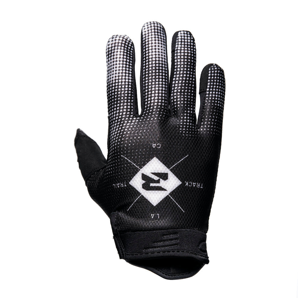 "R" Diamond Gloves (BLK) - Ridge Moto