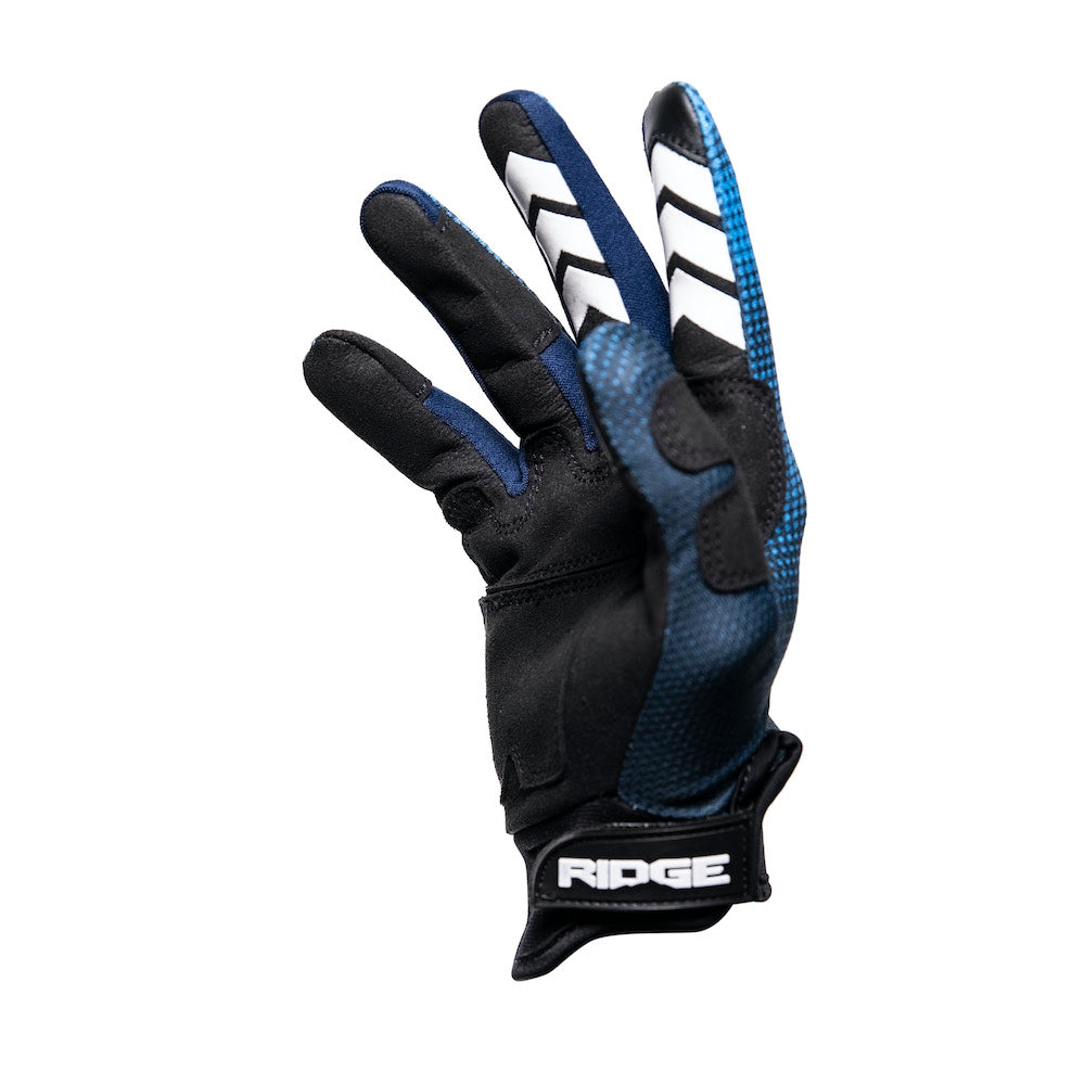 "R" Diamond Gloves (NAVY) - Ridge Moto