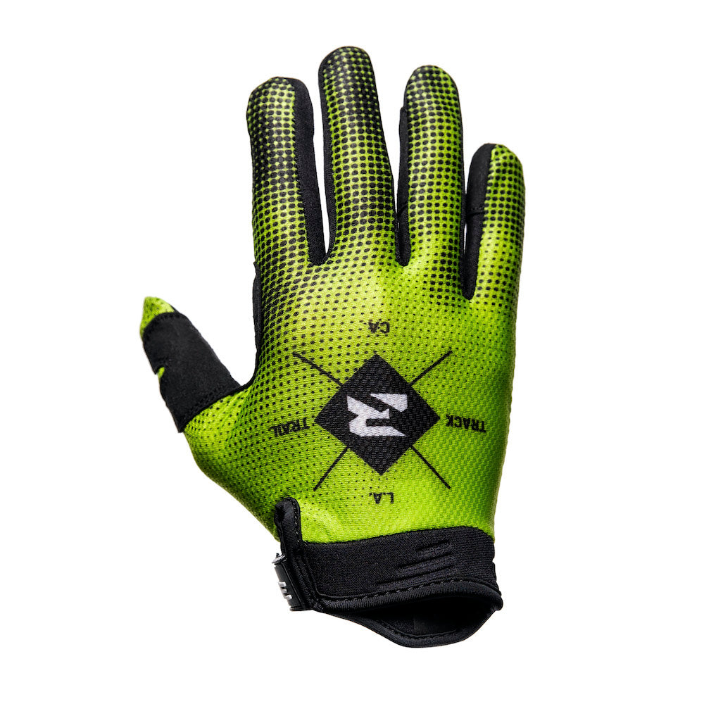 "R" Diamond Gloves (GRN) - Ridge Moto